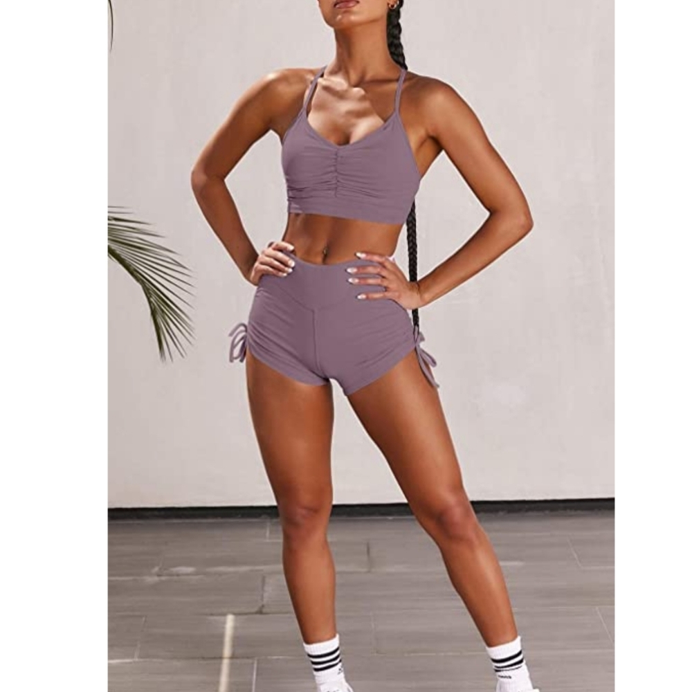 New Women's Workout Two Piece Set